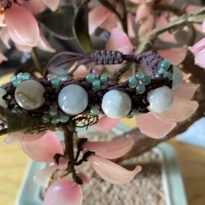 Vintage jadeite bracelet